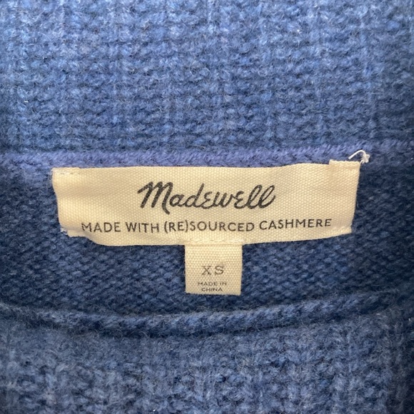 Madewell (Re)sourced Cashmere Crop Turtleneck Sweater - Picture 3 of 4